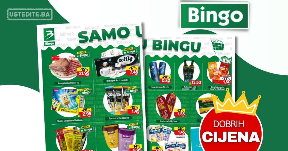 Bingo akcija EKSKLUZIVNA PONUDA 15-27.7.2025.