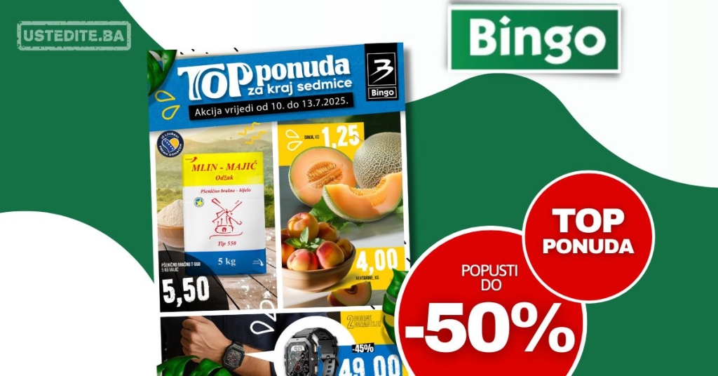 Bingo vikend akcija 10-13.7.2025.