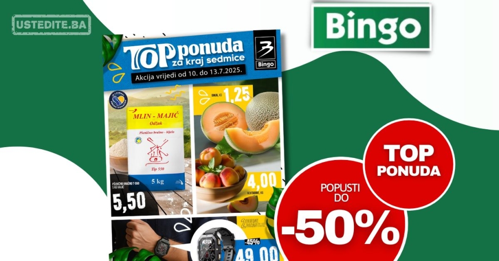 Bingo vikend akcija 10-13.7.2025.