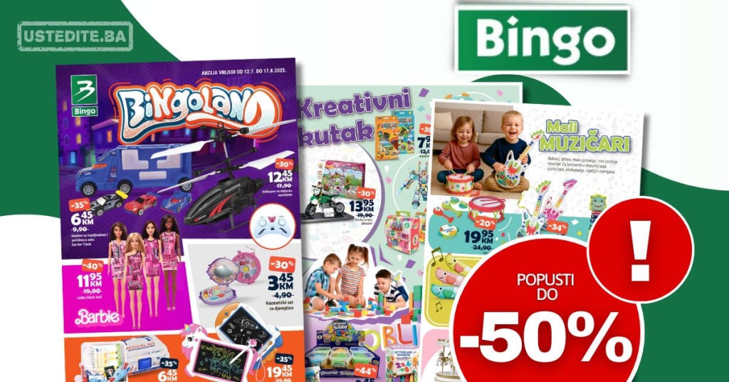 Bingo katalog IGRAČKE 12.7-17.8.2025.