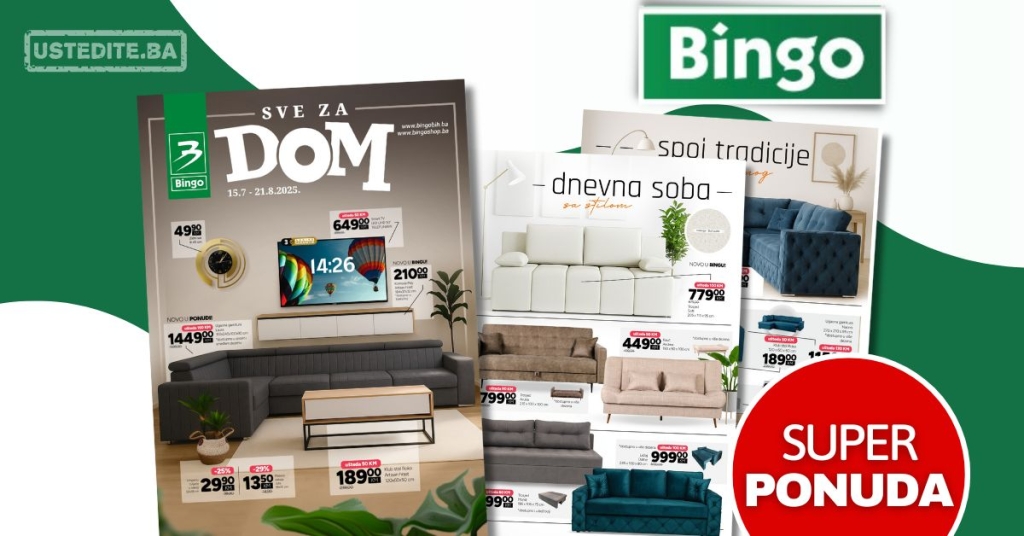 Bingo katalog NAMJEŠTAJ 15.7-21.8.2025.