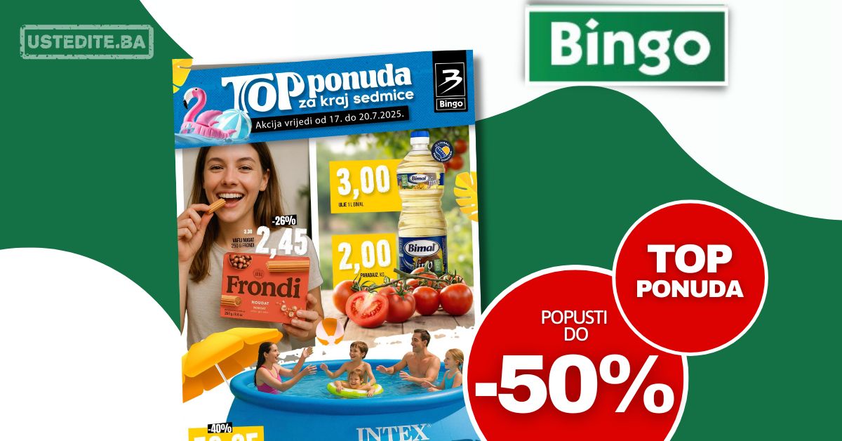 Bingo vikend akcija 17-20.7.2025.