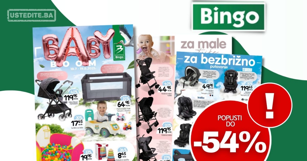 Bingo katalog SVE ZA BEBE 18.7-19.8.2025.