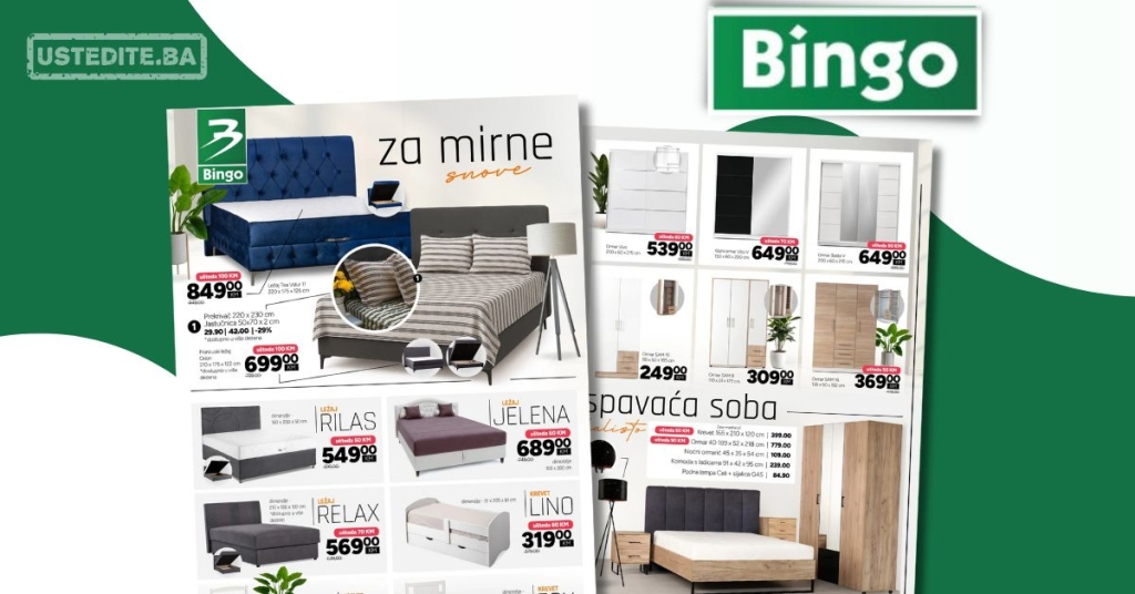 Bingo SPAVAĆA SOBA 15.7-21.8.2025.