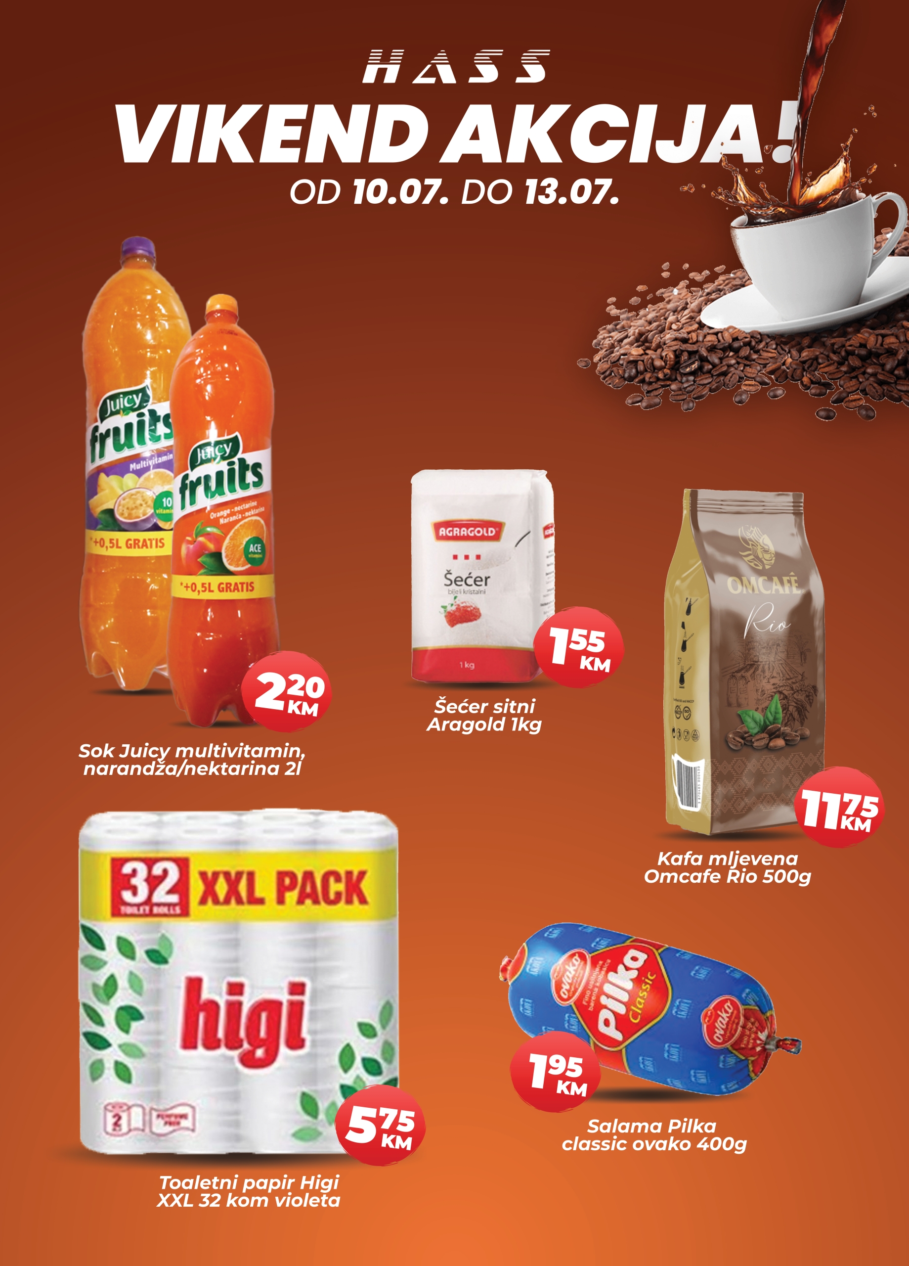 Has komerc vikend akcija 10-13.7.2025.