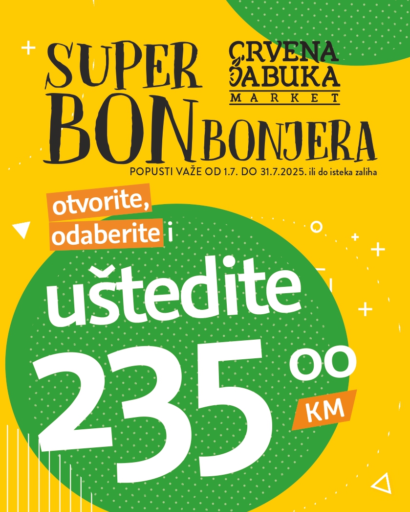 Crvena Jabuka katalog SUPER BONBONJERA 1-31.7.2025.