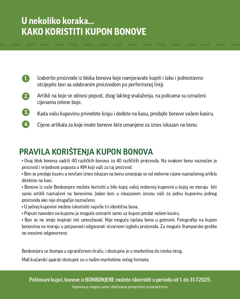 Crvena Jabuka katalog SUPER BONBONJERA 1-31.7.2025.