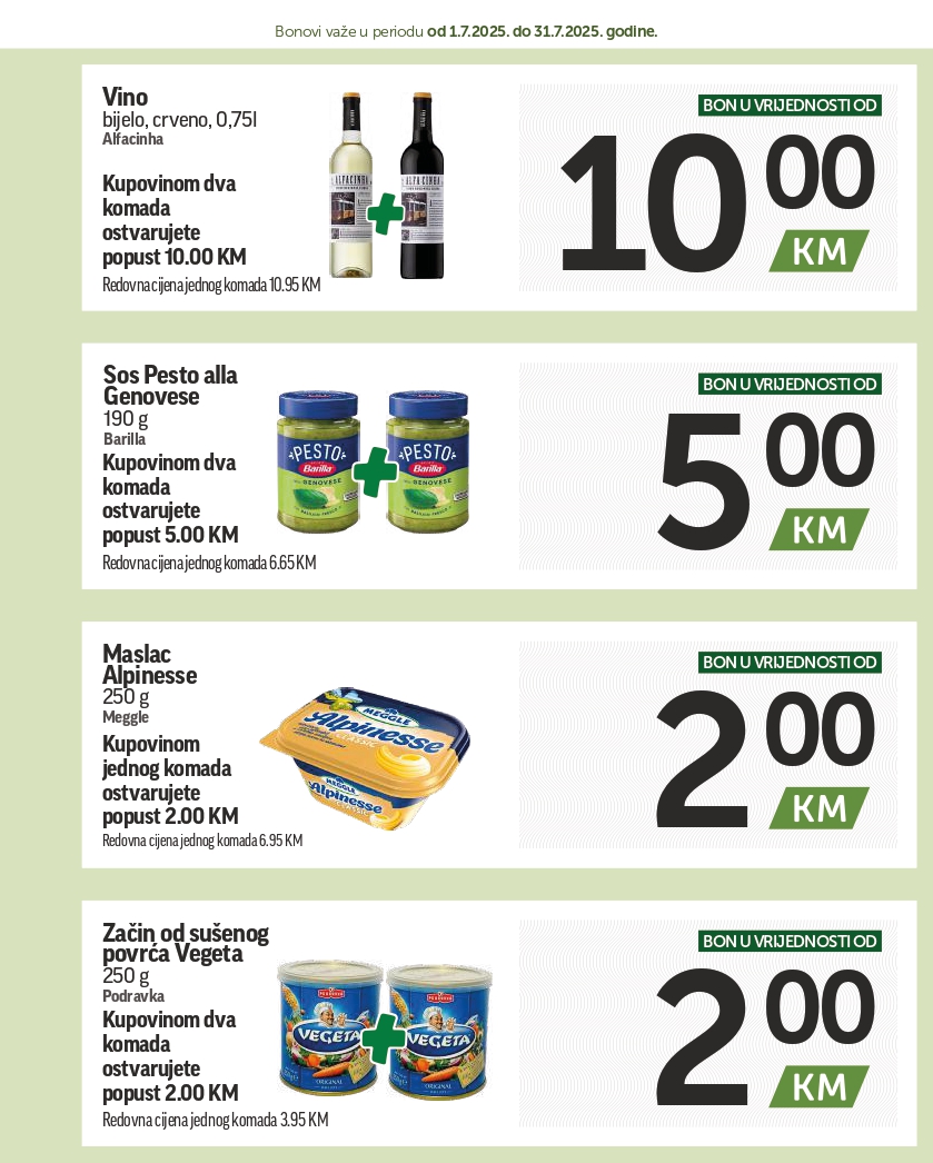 Crvena Jabuka katalog SUPER BONBONJERA 1-31.7.2025.