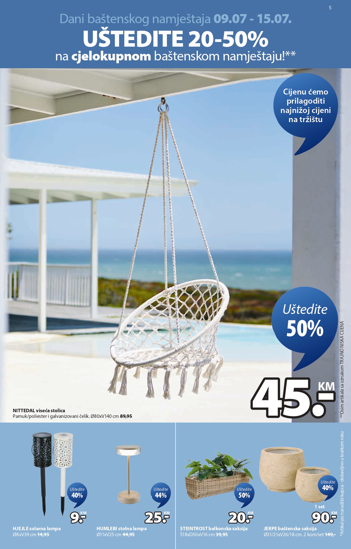 Jysk katalog 9-22.7.2025.