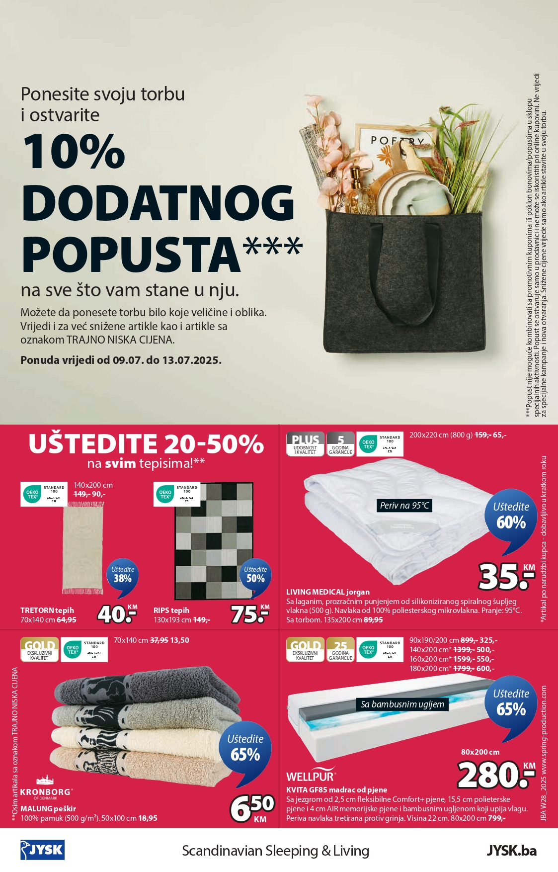 Jysk katalog 9-22.7.2025.