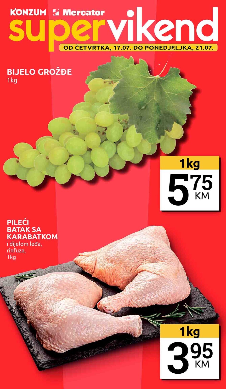 Konzum vikend akcija 17-21.7.2025.