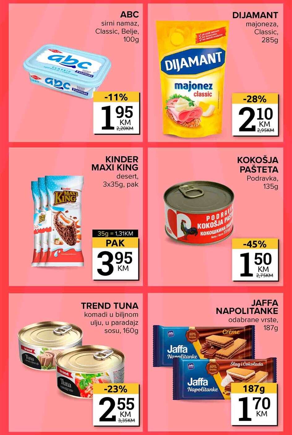 Konzum vikend akcija 31.7-4.8.2025.