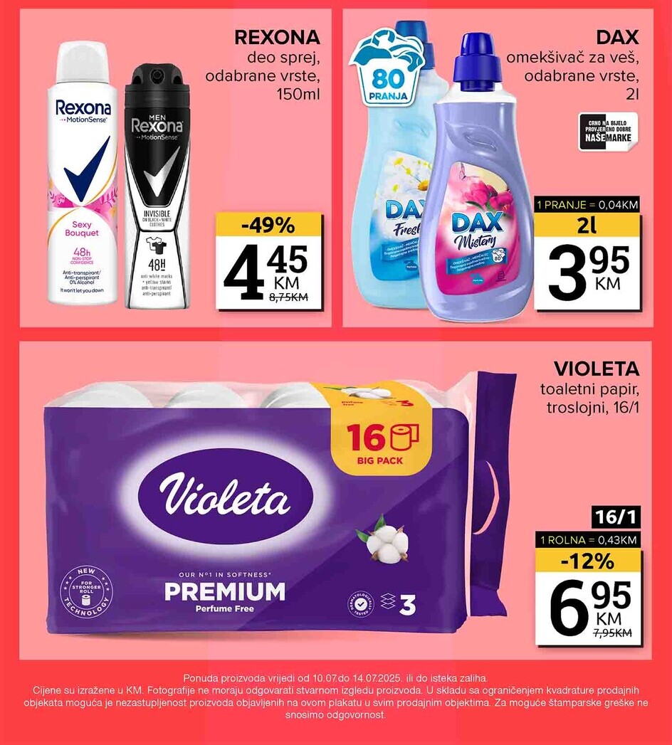 Konzum vikend akcija 10-14.7.2025.