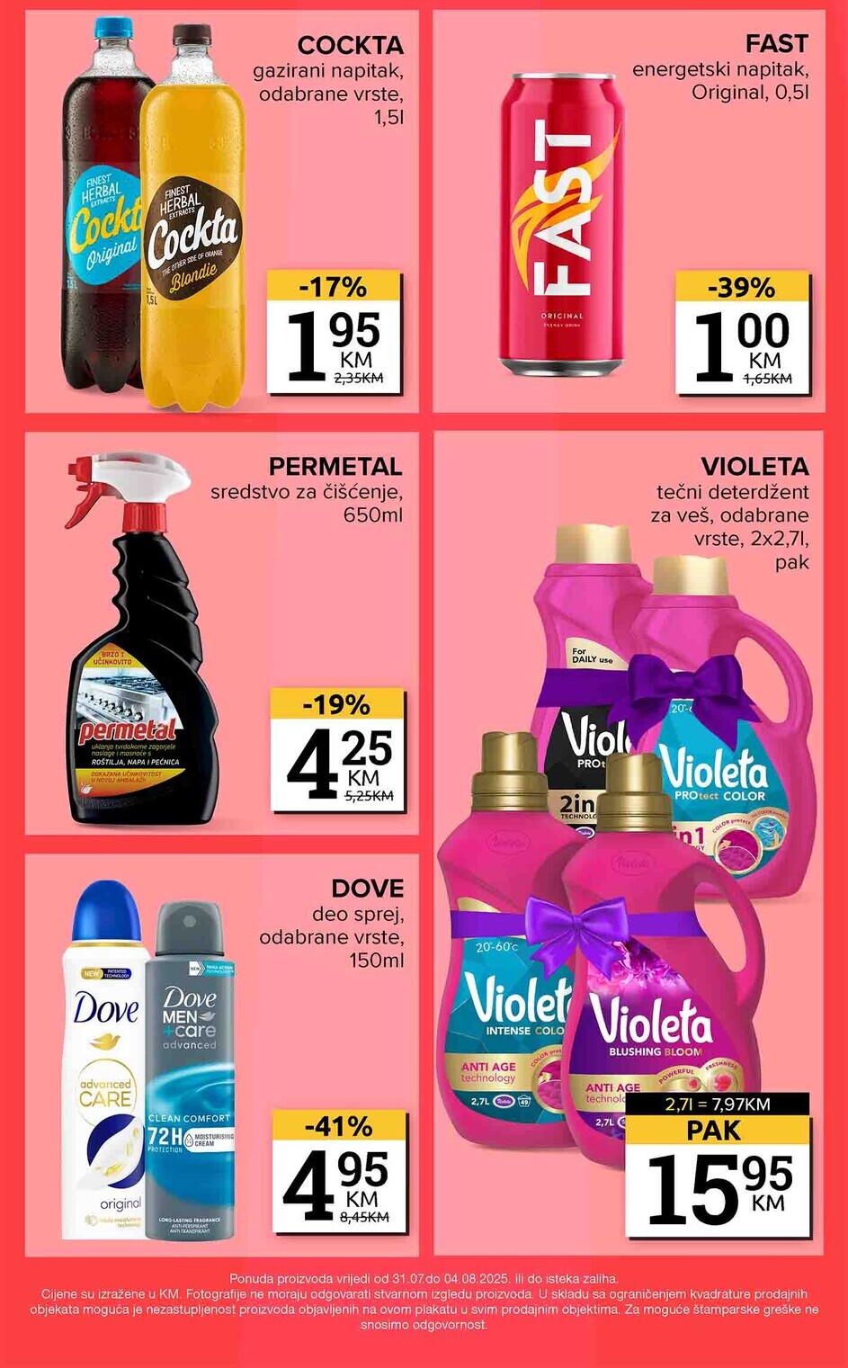 Konzum vikend akcija 31.7-4.8.2025.