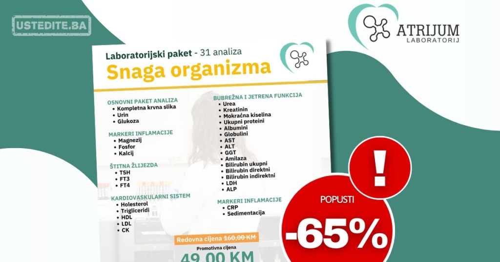 Atrijum PROMO PAKET juli 2025.