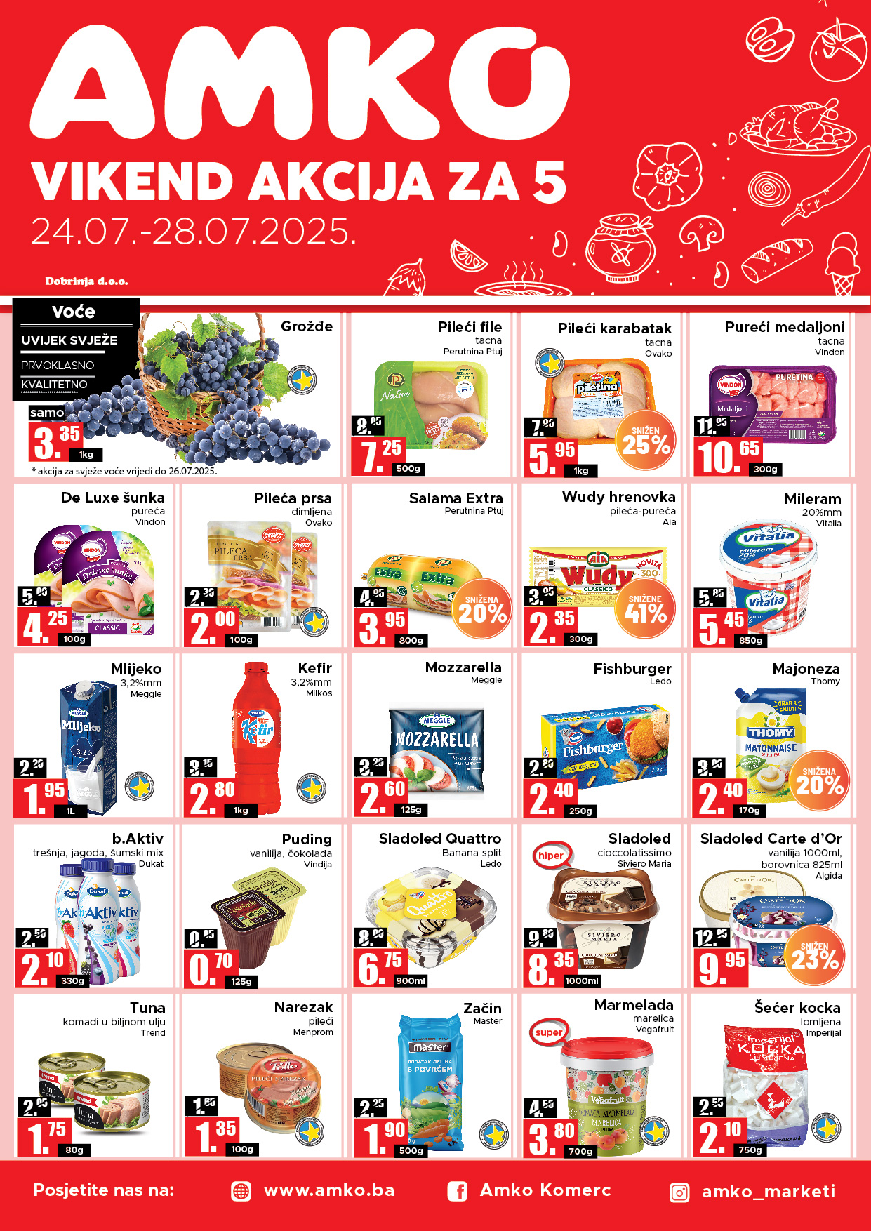 Amko vikend akcija 24-28.7.2025.