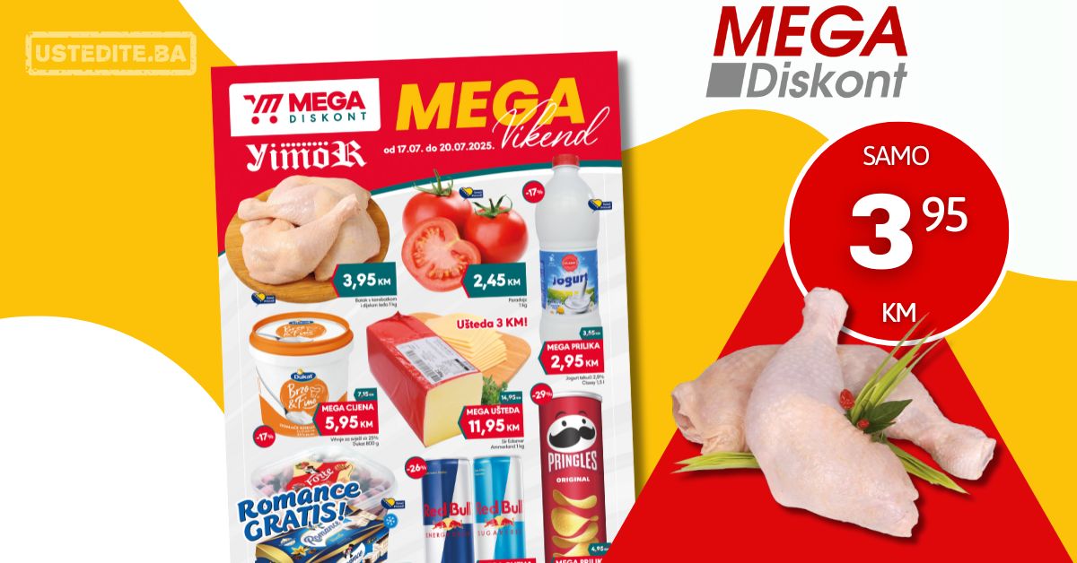 Mega Diskont vikend akcija 17-20.7.2025.