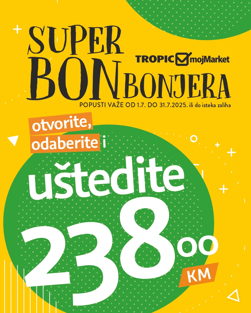 Tropic katalog SUPER BONBONJERA 1-31.7.2025.