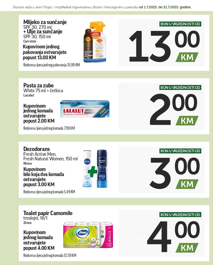 Tropic katalog SUPER BONBONJERA 1-31.7.2025.
