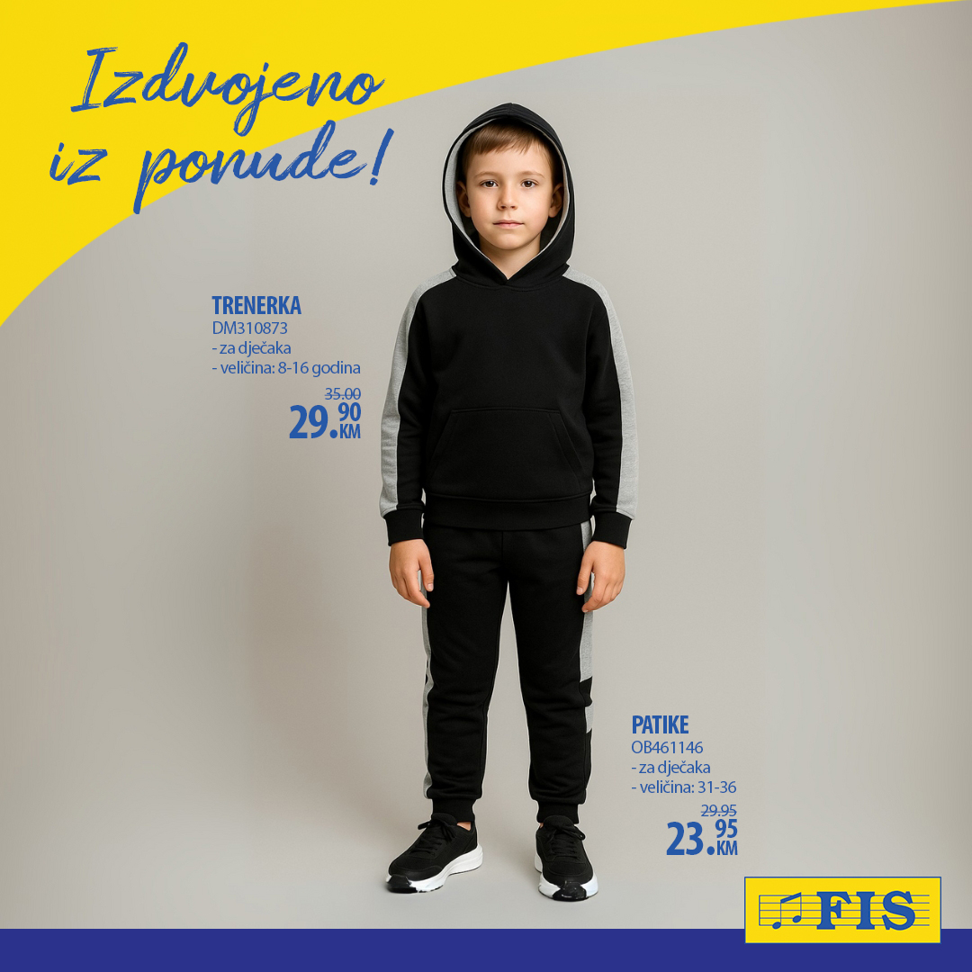 Fis akcija ŠKOLA – sniženje do 15.9.2025.
