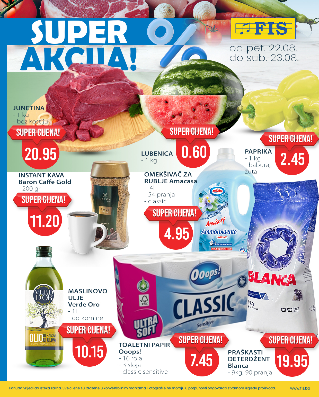 Fis vikend akcija 22-23.8.2025.
