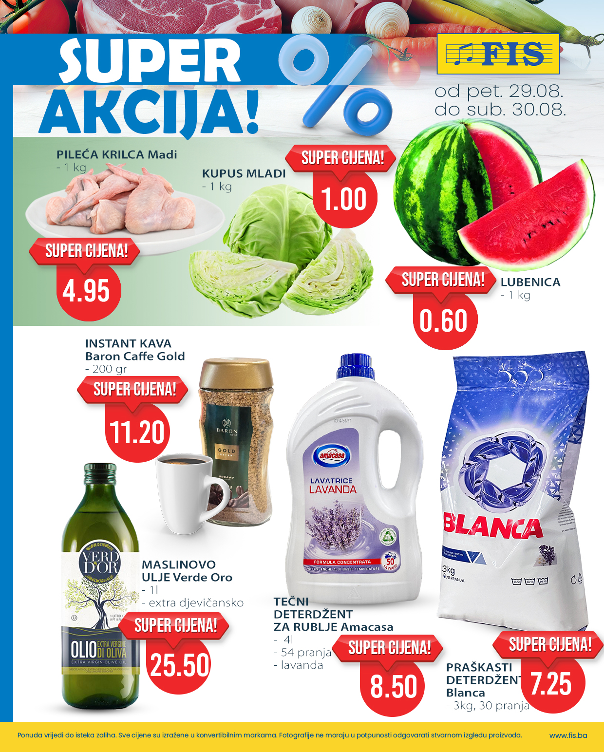 Fis vikend akcija 29-30.8.2025.