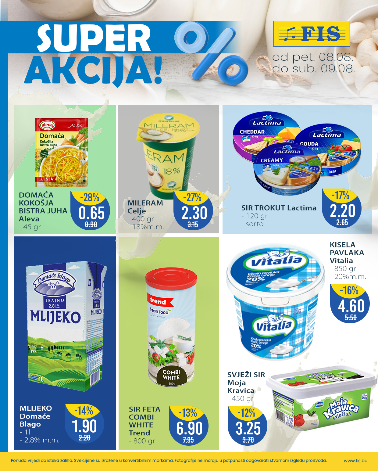 Fis vikend akcija 8-9.8.2025.