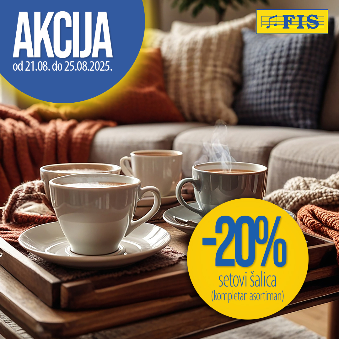 Fis akcija POSUĐE 21-25.8.2025.