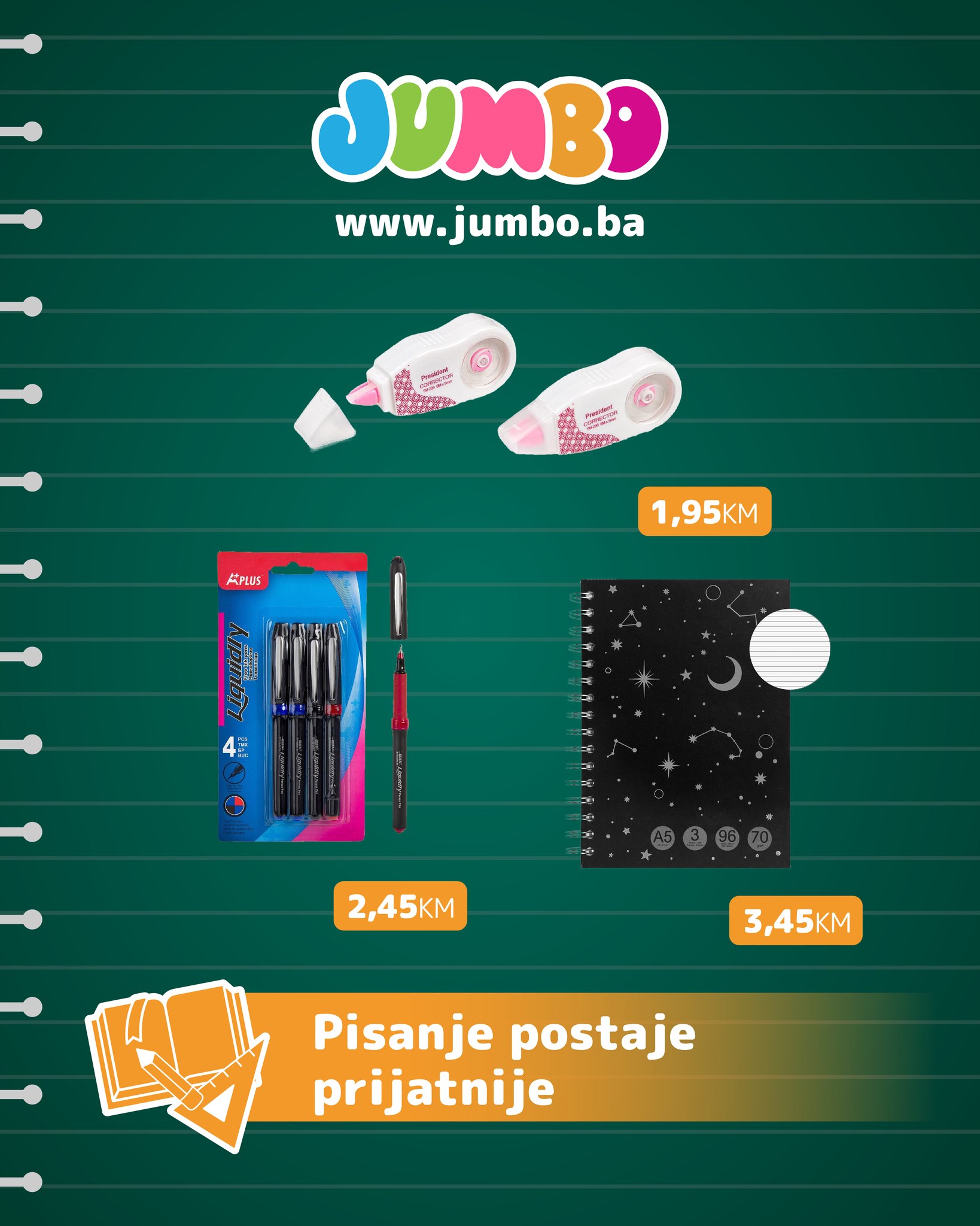 Jumbo akcija ŠKOLA avgust 2025.