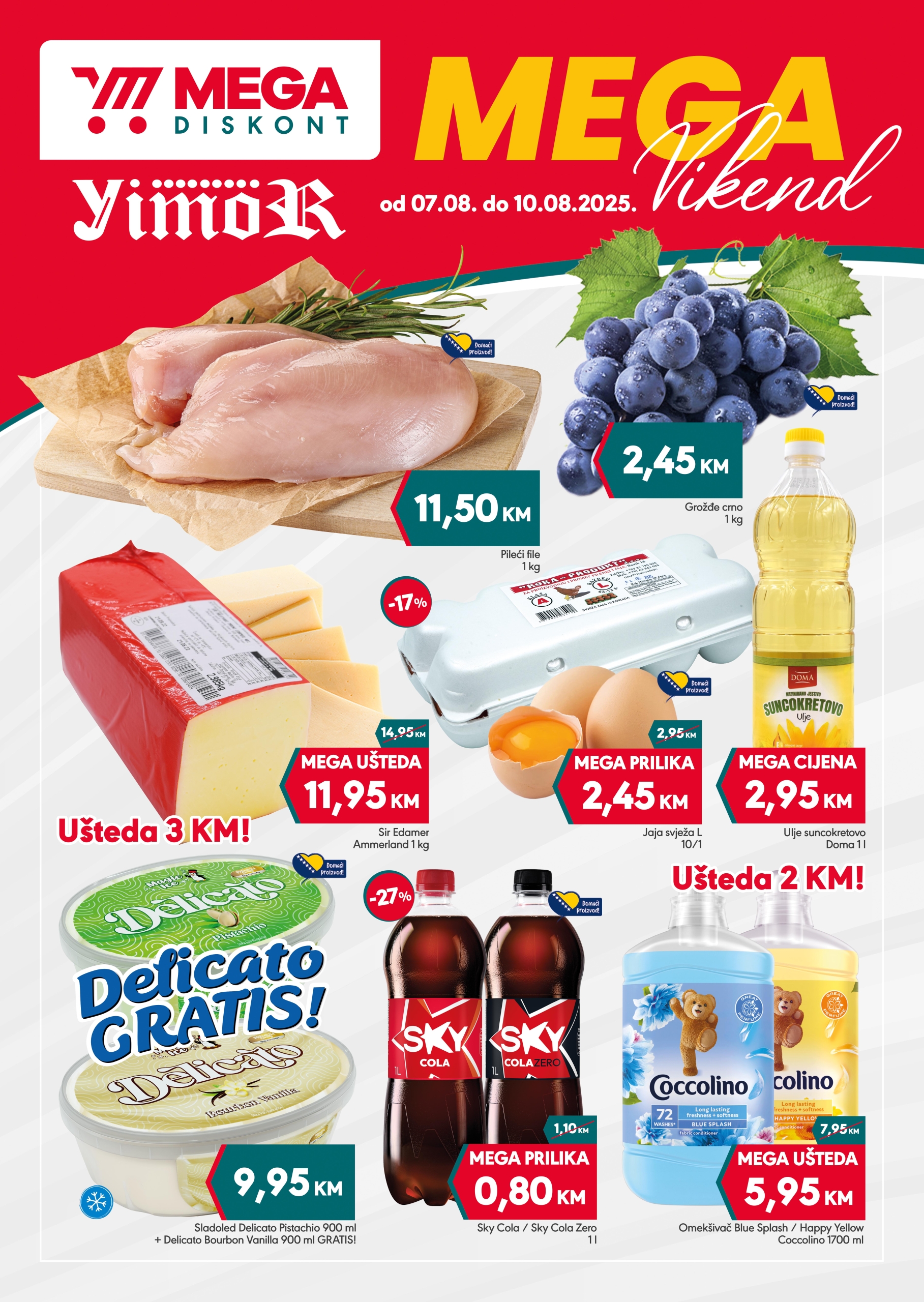 Mega Diskont vikend akcija 7-10.8.2025.