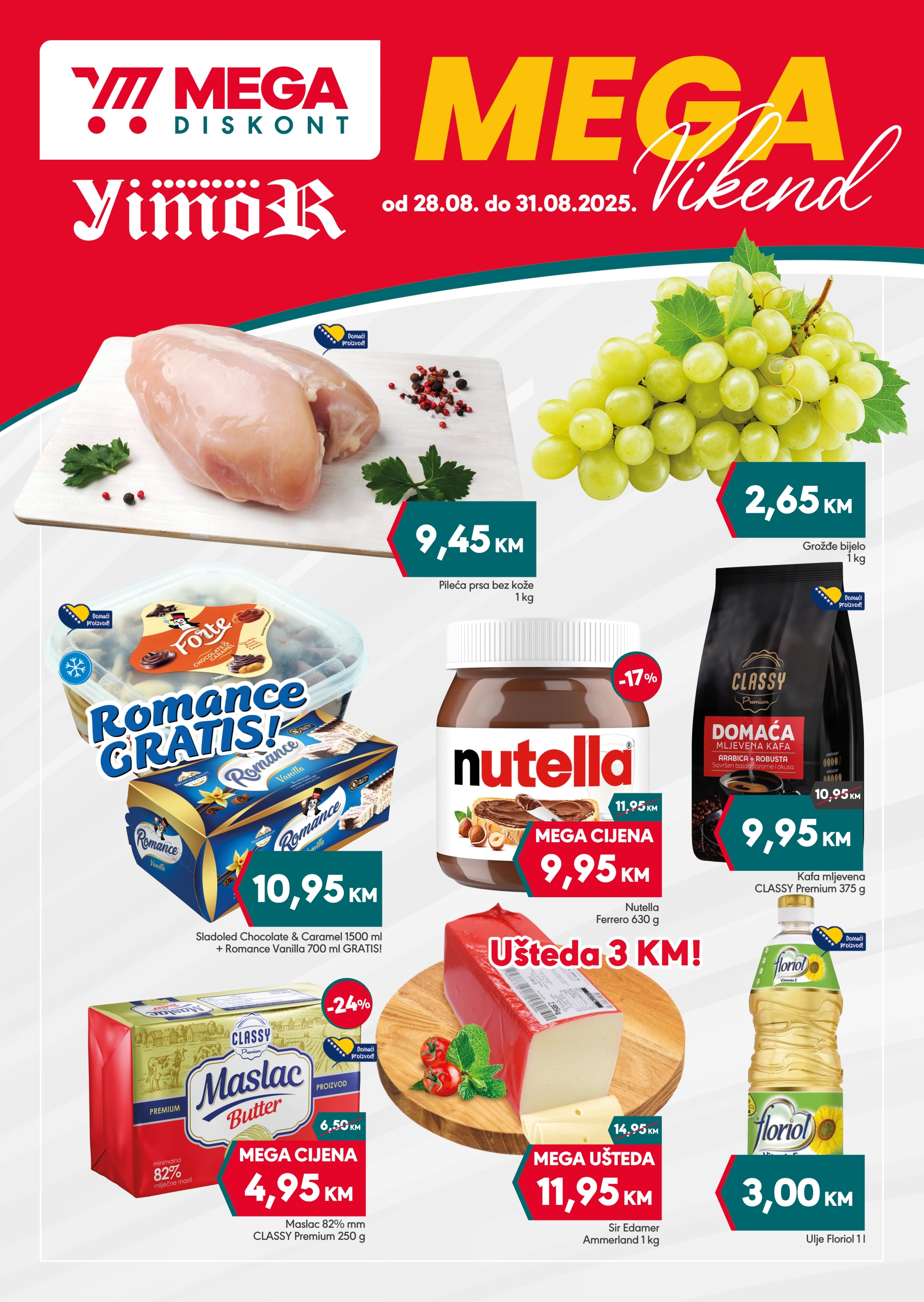 Mega Diskont vikend akcija 28-31.8.2025.