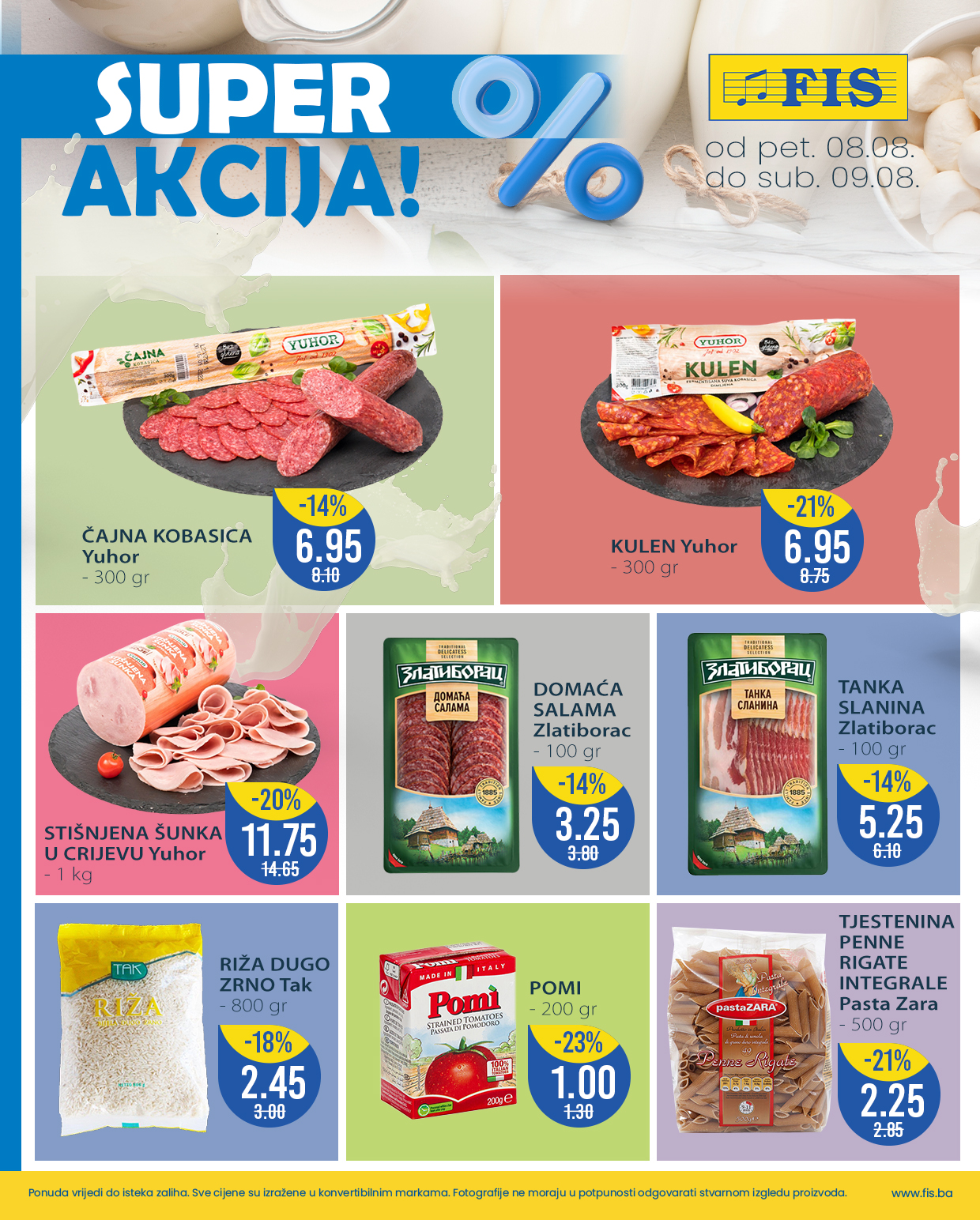 Fis vikend akcija 8-9.8.2025.