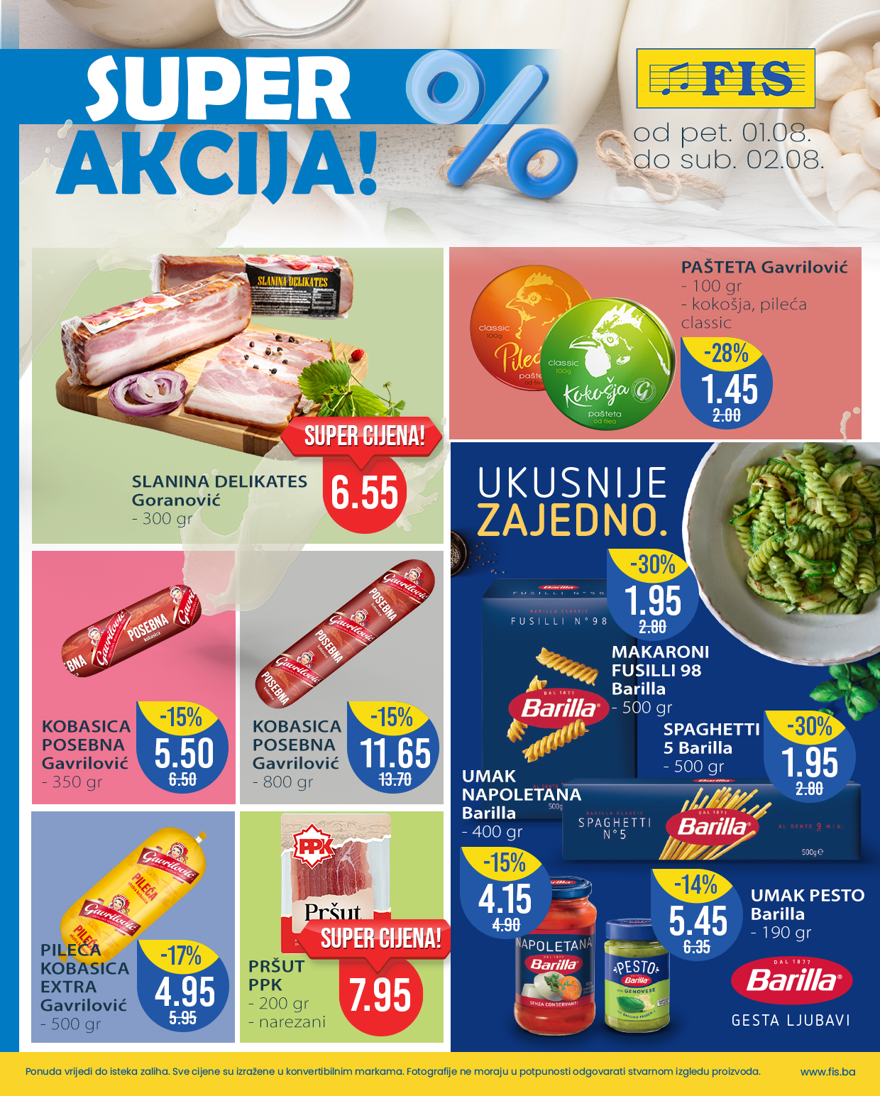Fis vikend akcija 1-2.8.2025.