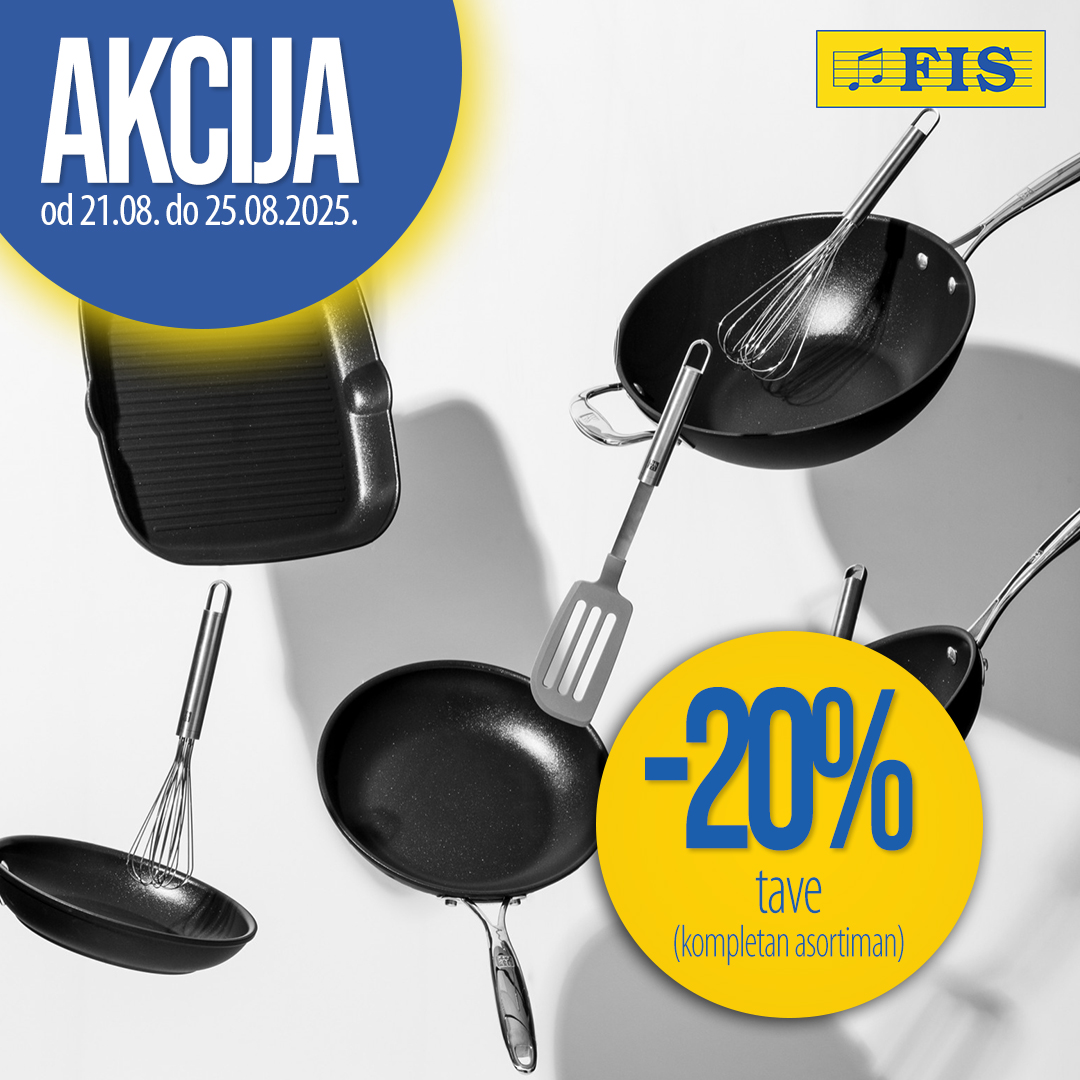 Fis akcija POSUĐE 21-25.8.2025.