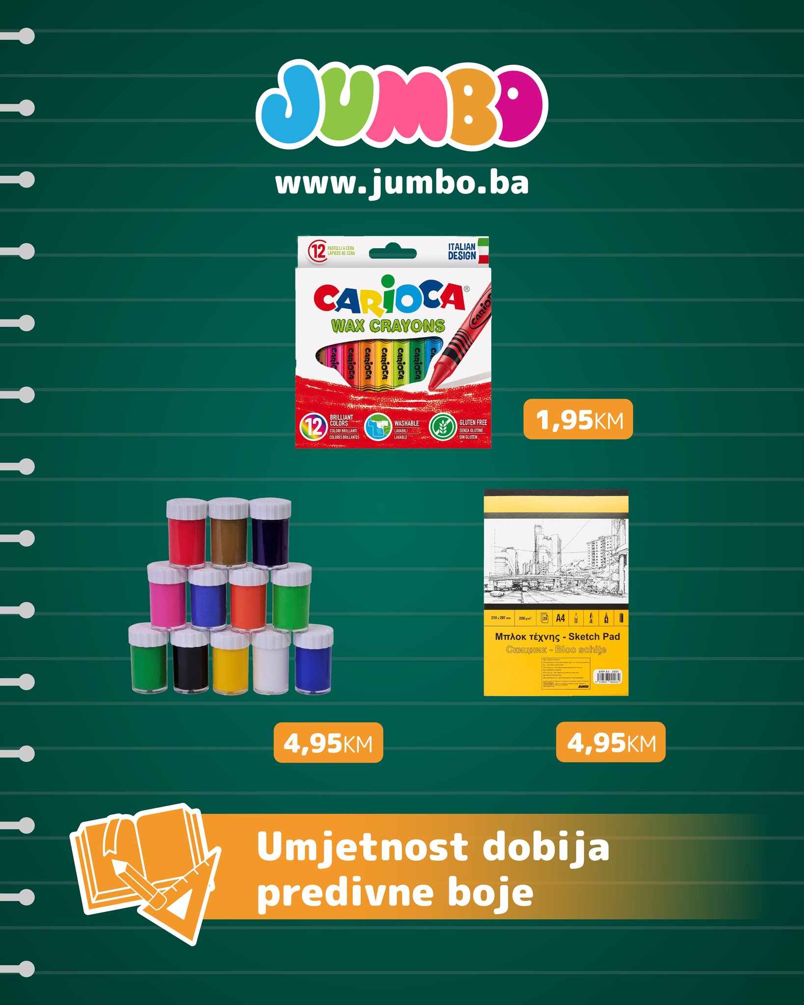 Jumbo akcija ŠKOLA avgust 2025.