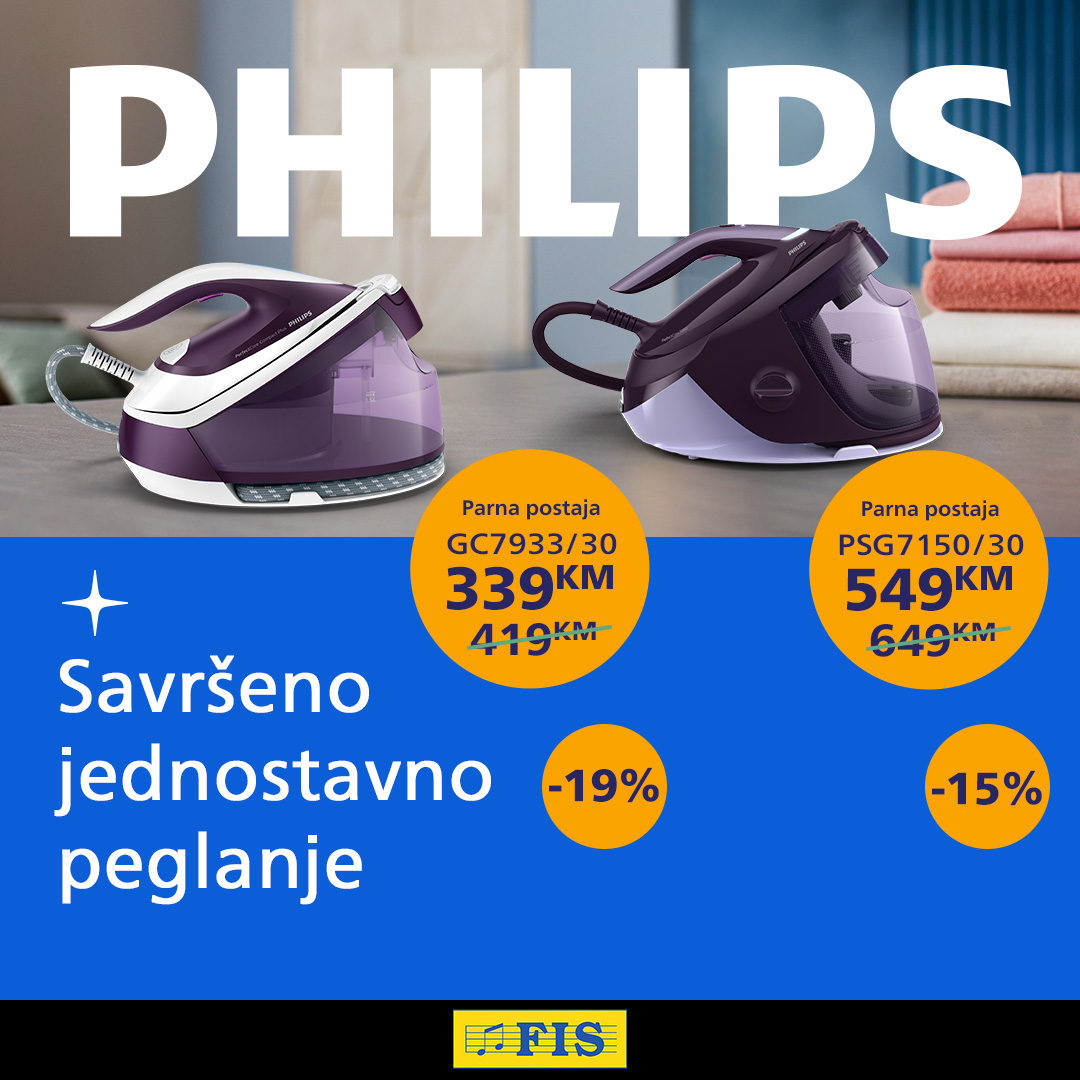 Fis akcija PHILIPS – sniženje do 15.9.2025.