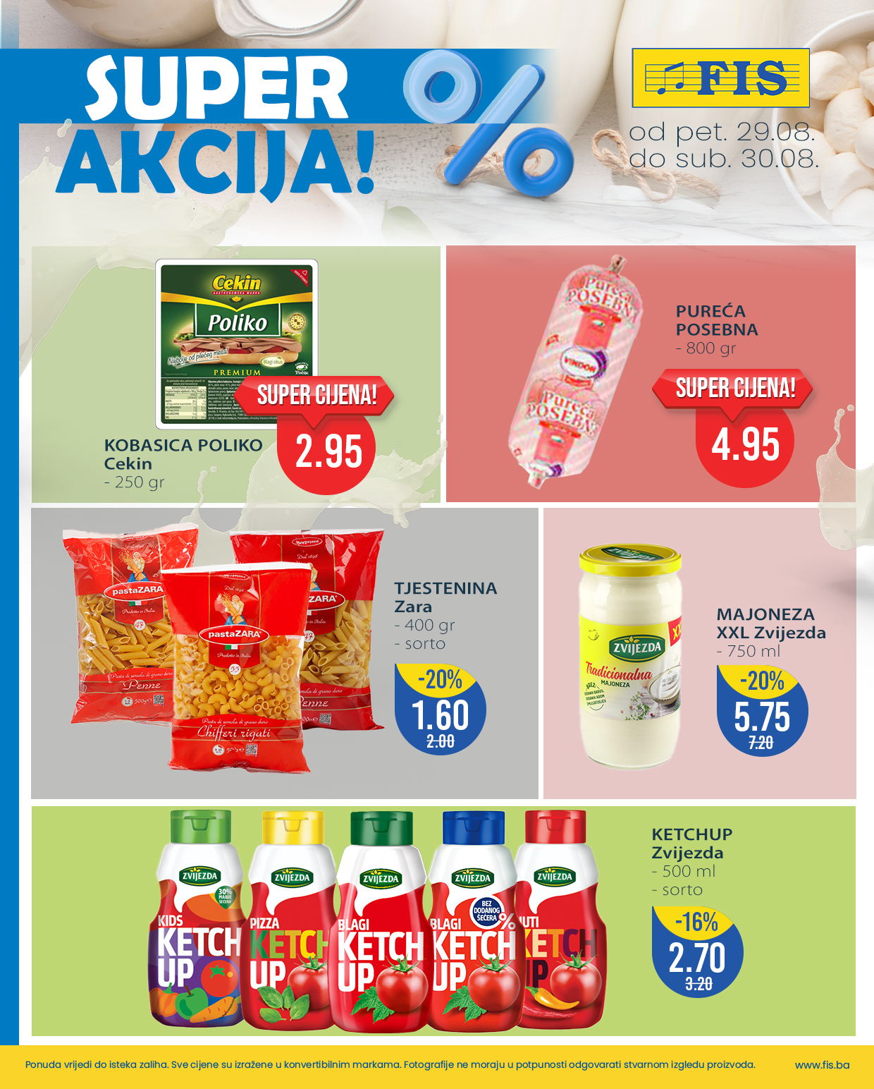 Fis vikend akcija 29-30.8.2025.