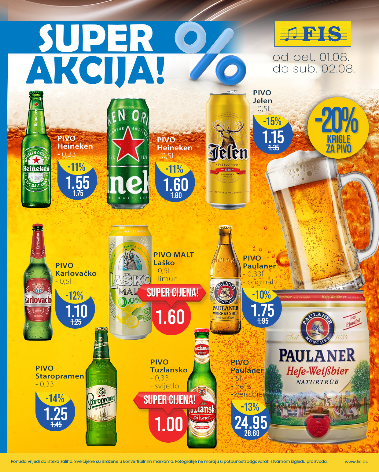 Fis vikend akcija 1-2.8.2025.