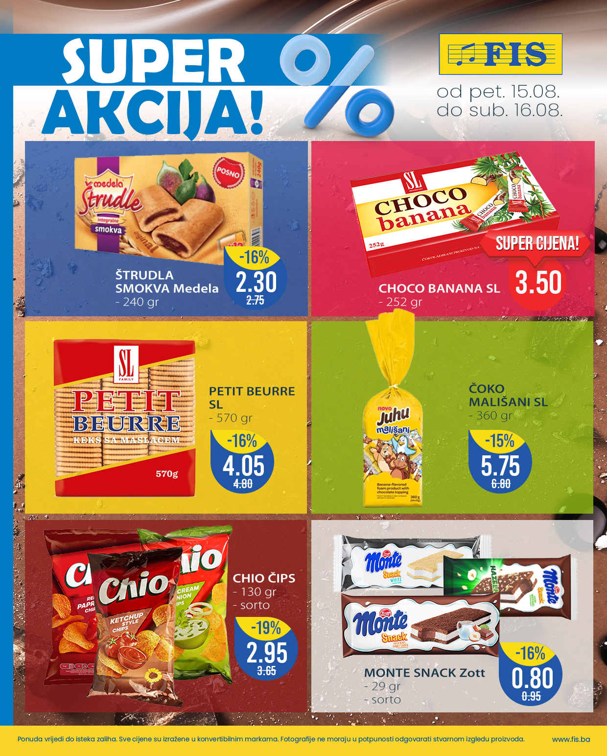 Fis vikend akcija 15-16.8.2025.