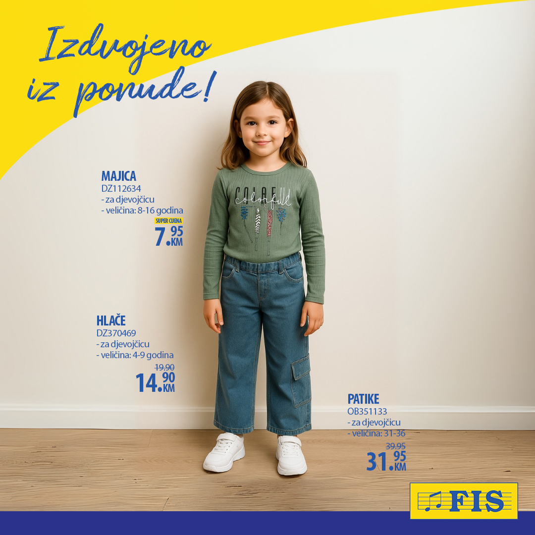 Fis akcija ŠKOLA – sniženje do 15.9.2025.