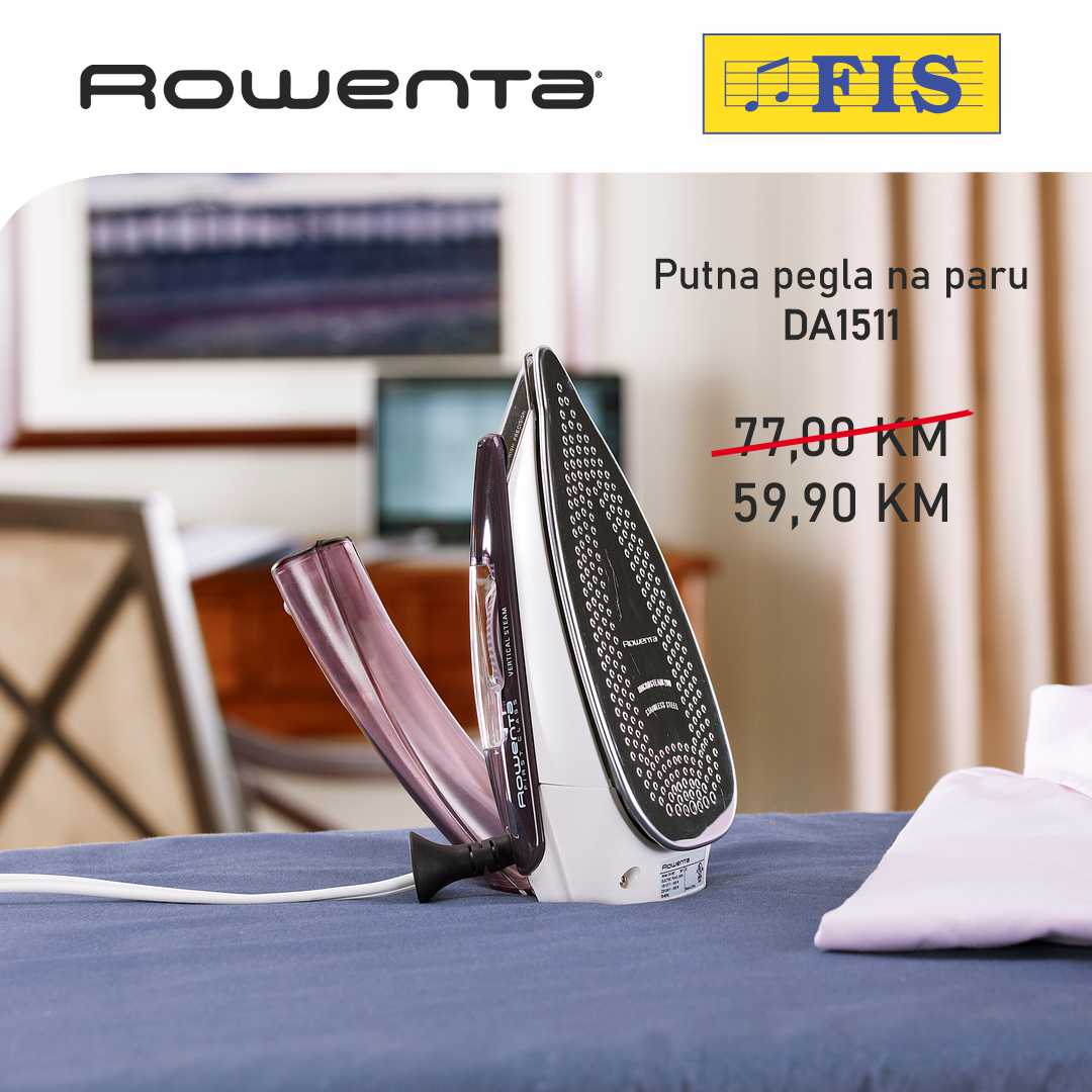 Fis ROWENTA & TEFAL SNIŽENJE do 18.8.2025.