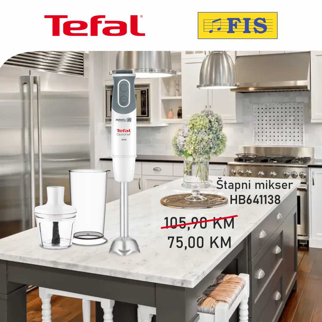 Fis ROWENTA & TEFAL SNIŽENJE do 18.8.2025.