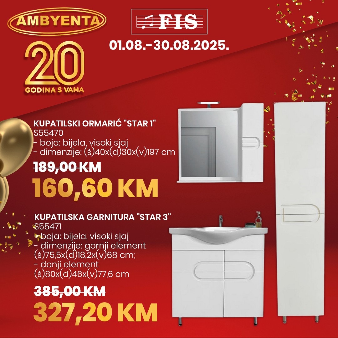 Ambyenta SNIŽENJE 1-30.8.2025.