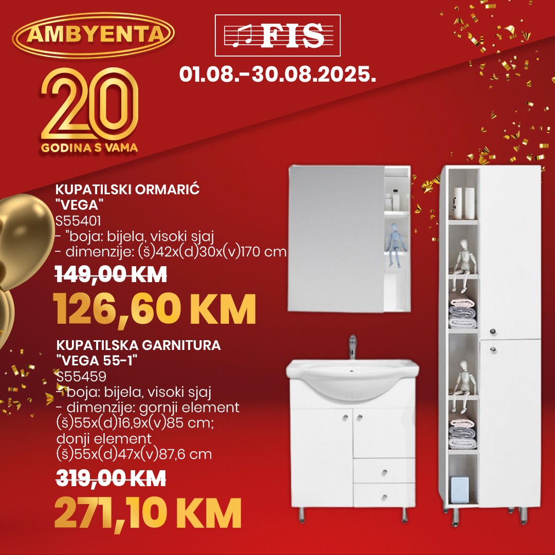 Ambyenta SNIŽENJE 1-30.8.2025.