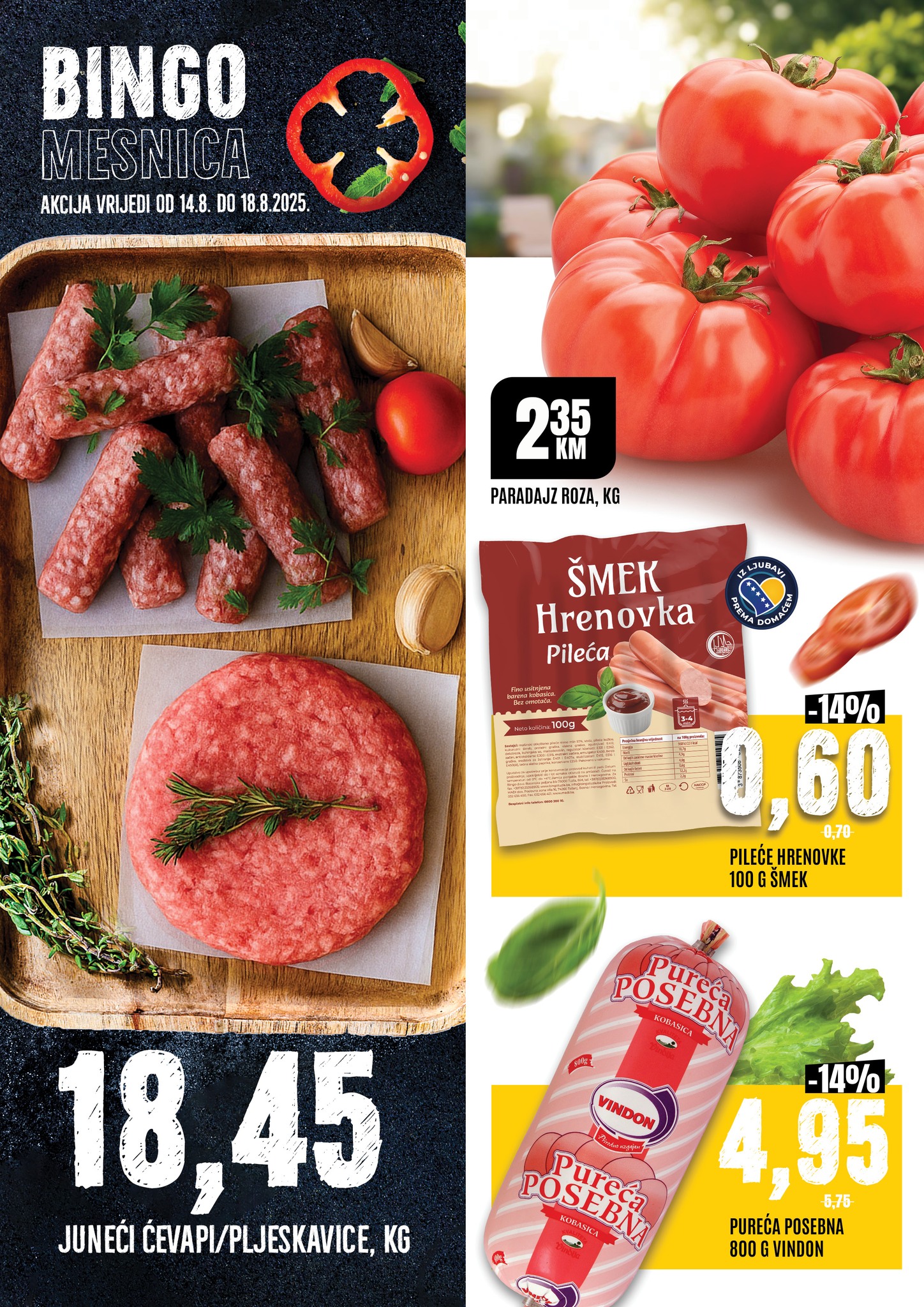 Bingo vikend akcija 14-17.8.2025.