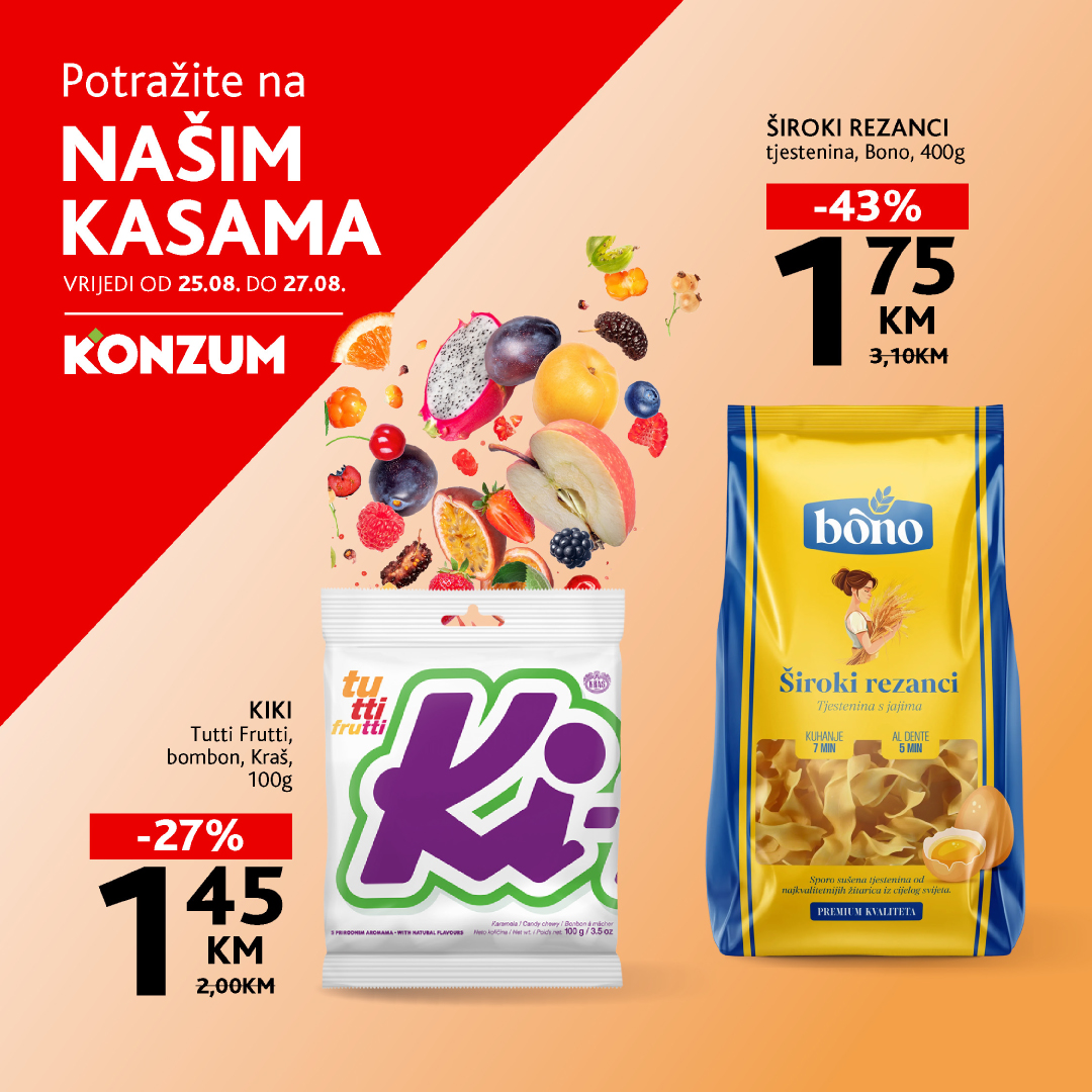Konzum AKCIJA NA KASAMA