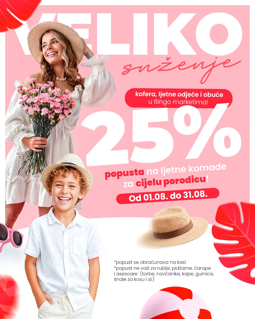 Bingo VELIKO LJETNO SNIŽENJE do 31.8.2025. 