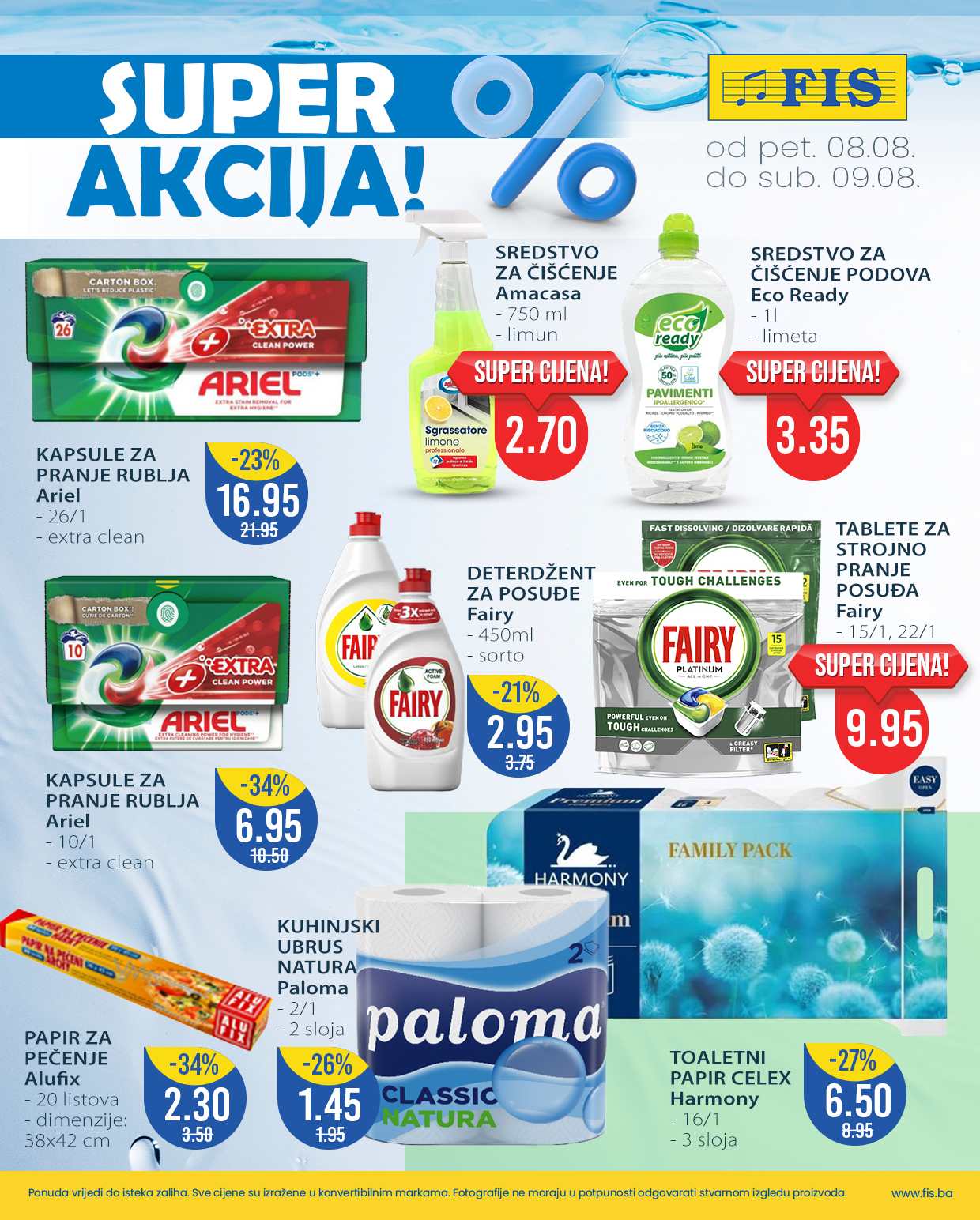 Fis vikend akcija 8-9.8.2025.