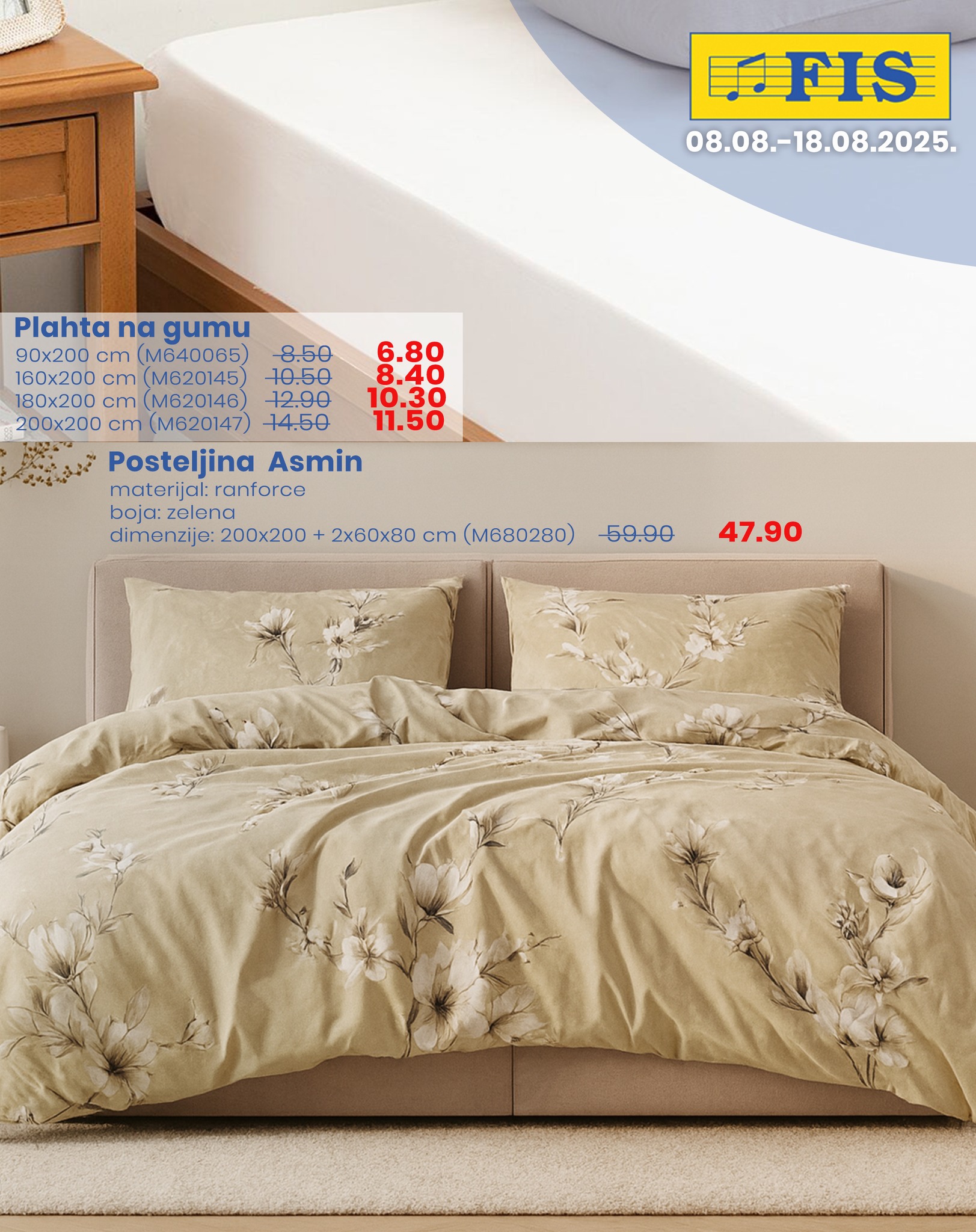 Fis akcija TEKSTIL 8-18.8.2025.