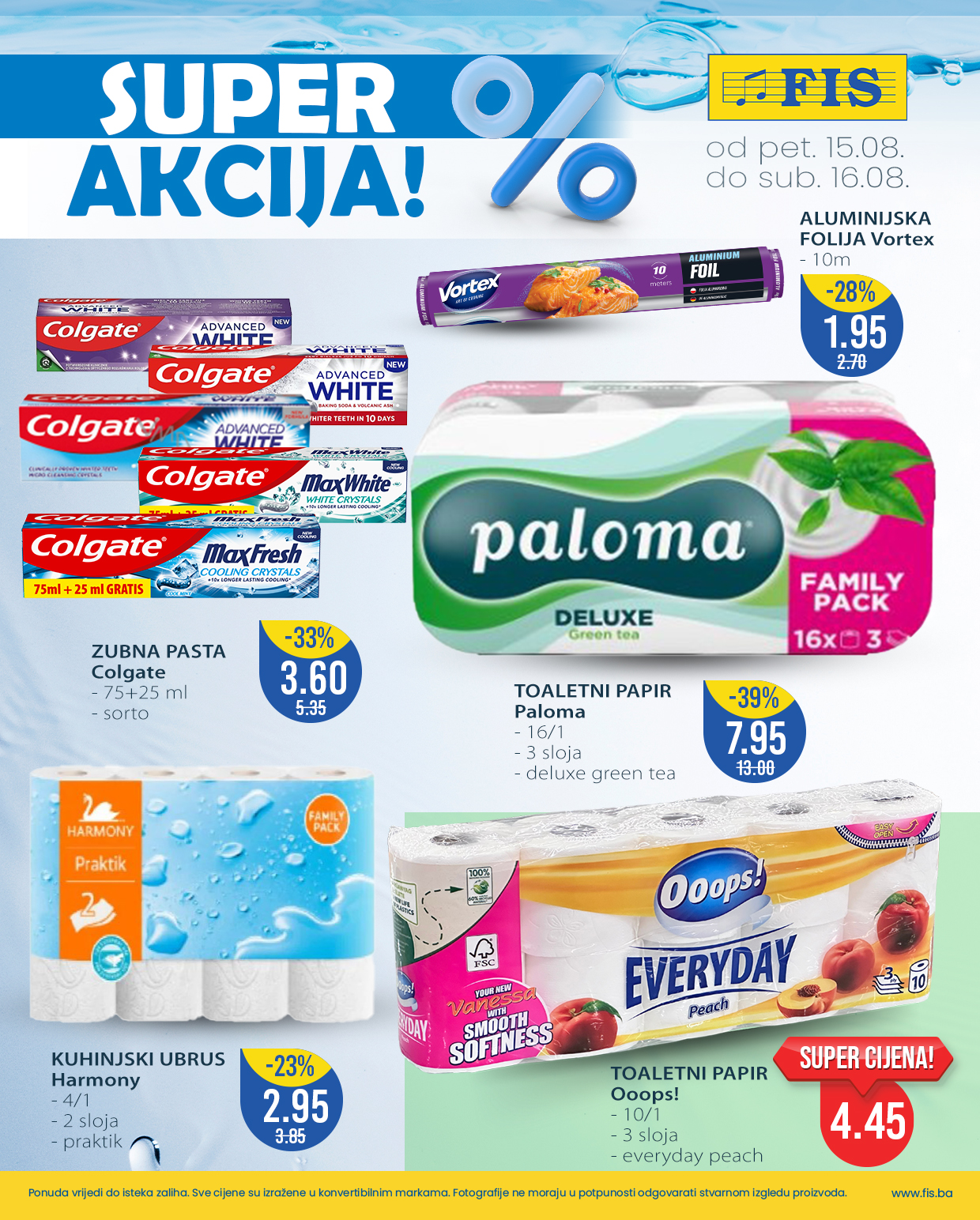 Fis vikend akcija 15-16.8.2025.